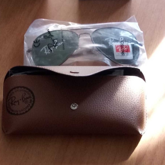 Sale RAY BAN 3026 SUNGLASSES Gunmetal frame & CASE - Picture 5 of 7